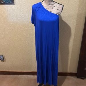Ninexis royal blue, one shoulder dress, XL, NWOT | offer in description